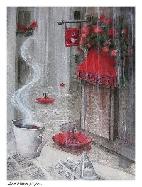 On Rainy Morning Coffee Quotes. QuotesGram