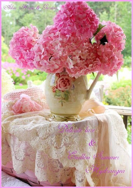 Beautiful Pink Bouquet Of Hydrangeas Pictures, Photos, and Images for 