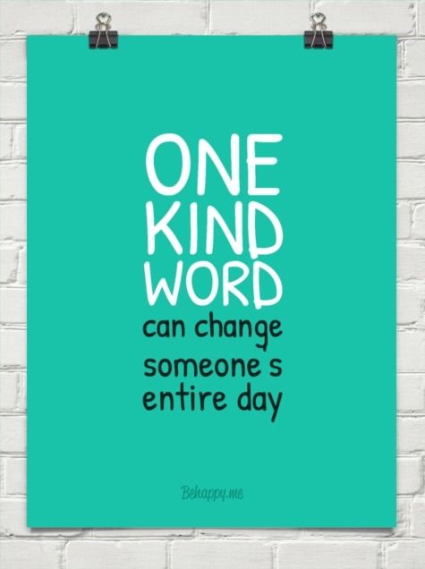 One Kind Word Pictures, Photos, and Images for Facebook, Tumblr