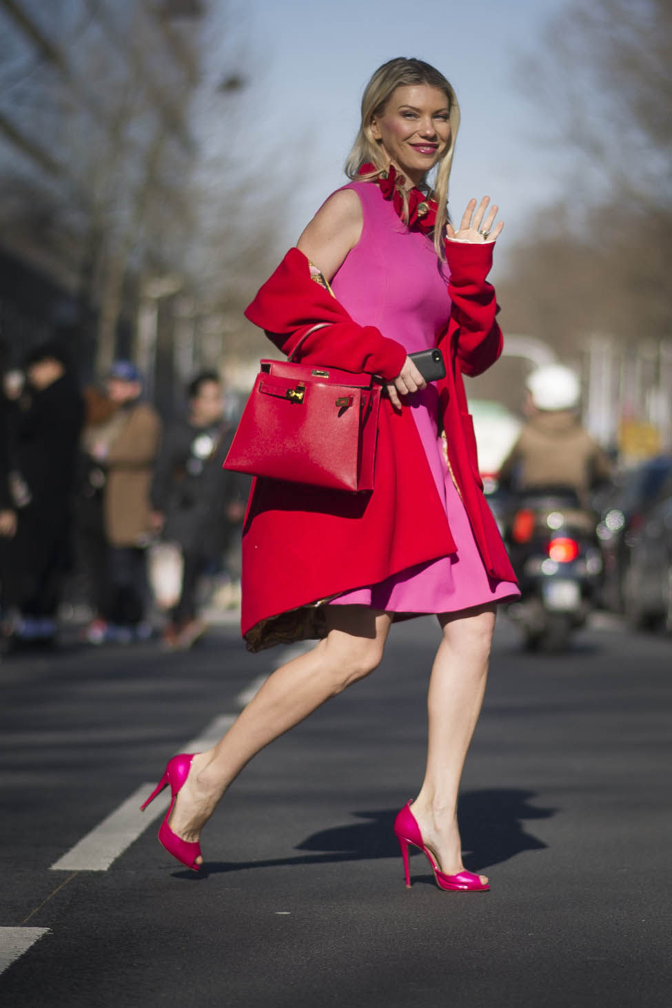 Mixing Hot Pink & Red For Spring Pictures, Photos, and Images for