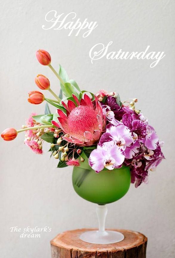 Happy Saturday Flowers Pictures, Photos, and Images for Facebook