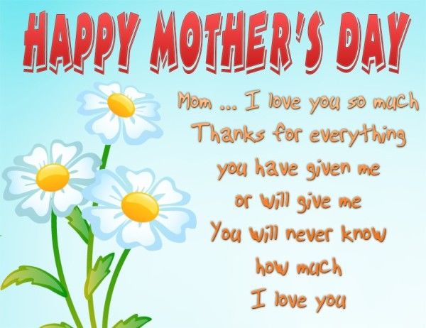 Happy Mothers Day Mom I Love You Pictures Photos And Images For Facebook Tumblr Pinterest And Twitter