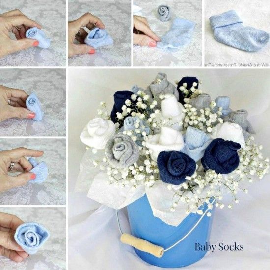 DIY Baby Sock Flowers Pictures, Photos, and Images for Facebook, Tumblr