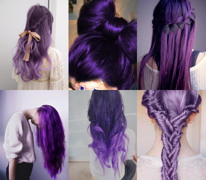 Purple Hairstyles For Long Hair Pictures Photos And Images For  Purple Hairstyles For Long Hair Pictures Photos And Images For