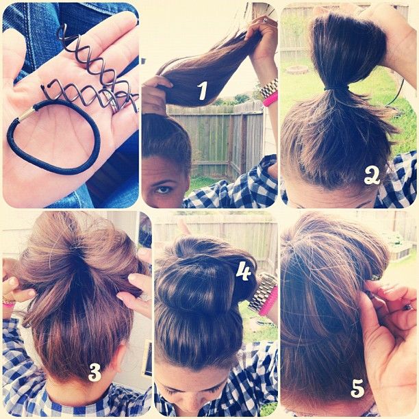 DIY Hair Bun In 90 Seconds Pictures, Photos, and Images for Facebook