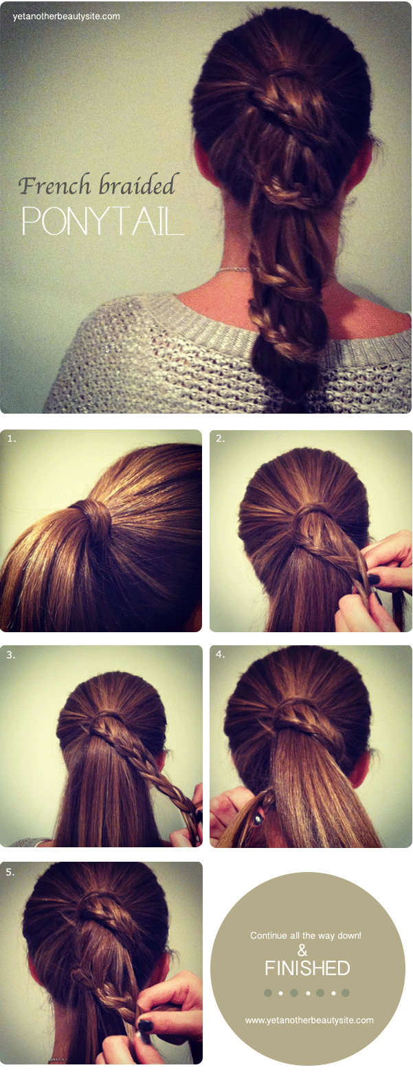 French Braided Ponytail Pictures Photos And Images For Facebook