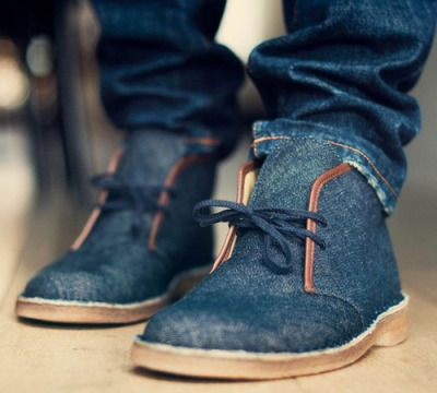 denim chukka boots
