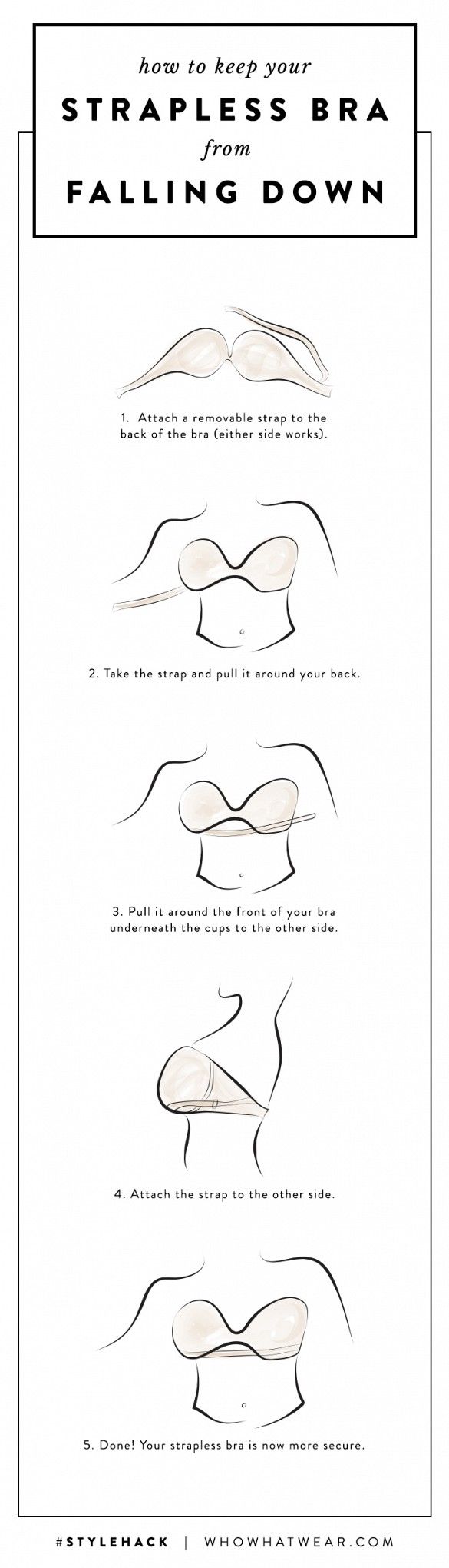 How To Keep Your Strapless Bra From Falling Down Pictures, Photos, and