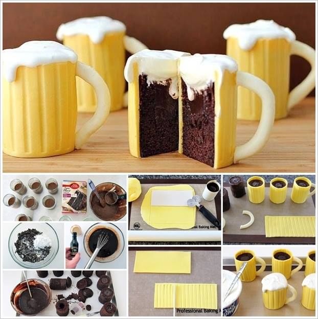 Beer Mug Cakes Recipe Pictures, Photos, and Images for Facebook, Tumblr
