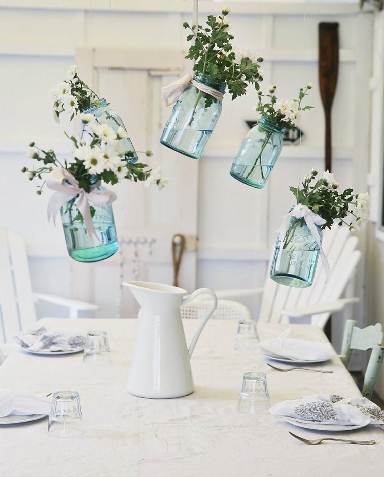 Hanging Floral Mason Jars Pictures, Photos, and Images for Facebook