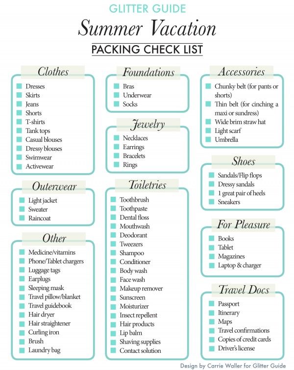 Beach Holiday Packing List Female The Ultimate Beach Packing List 