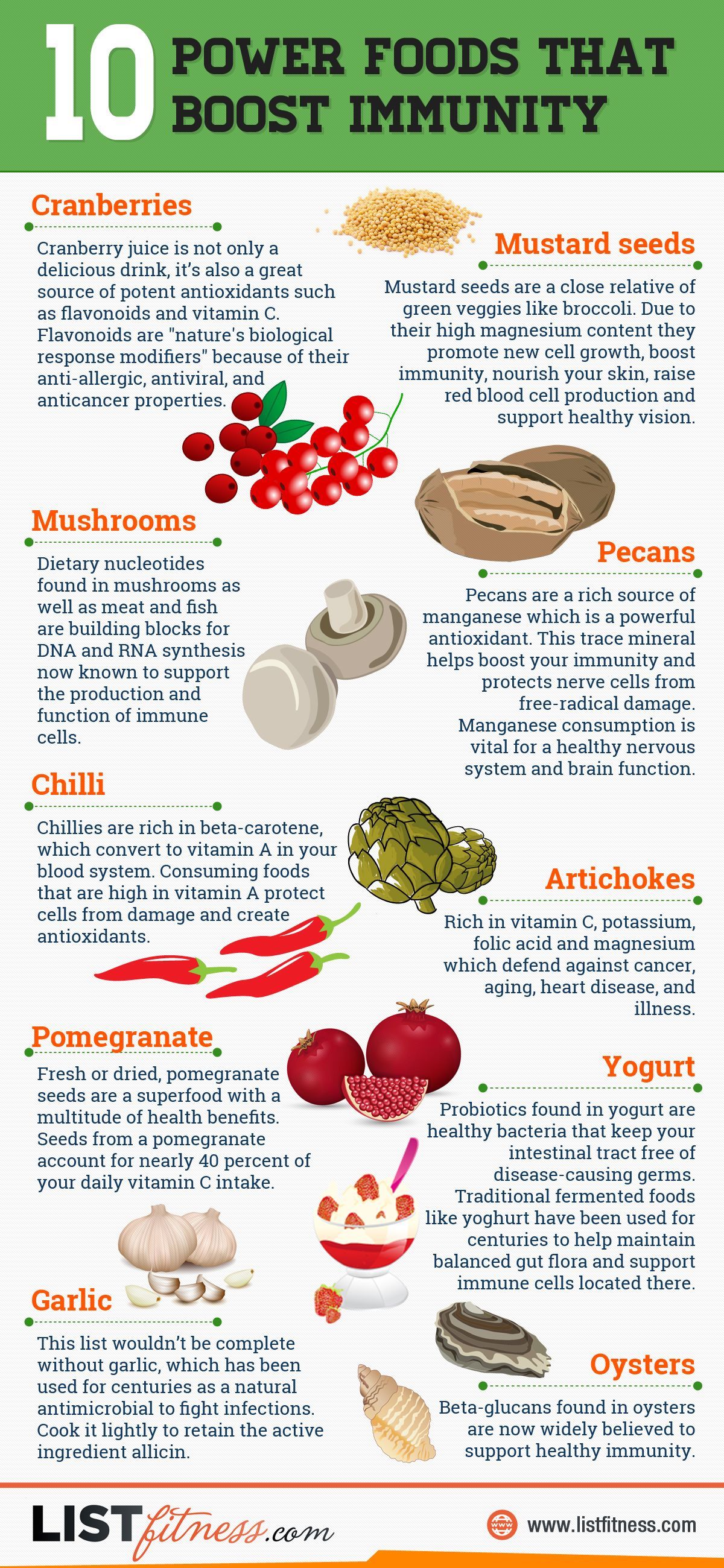10 Power Foods That Boost Immunity Pictures, Photos, and