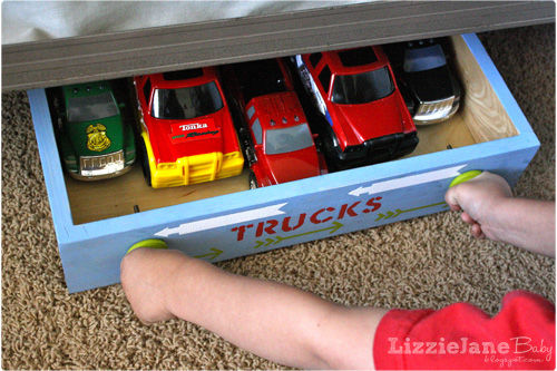 rolling toy storage