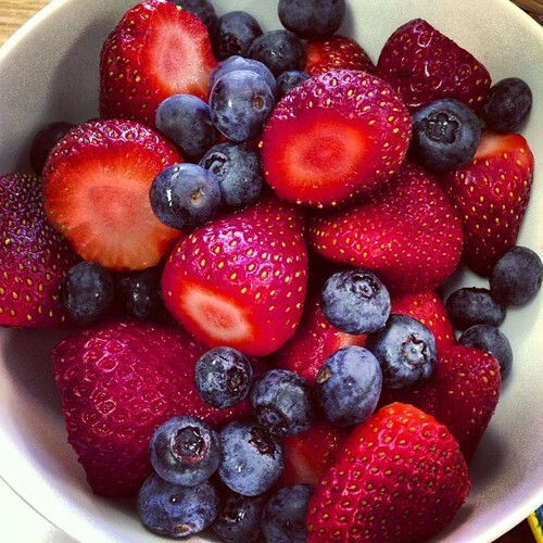 Strawberries & Blueberries Pictures, Photos, and Images for Facebook, Tumblr, Pinterest, and Twitter