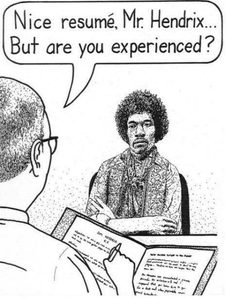 Nice Resume, Mr. Hendrix...But Are You Experienced? Pictures, Photos