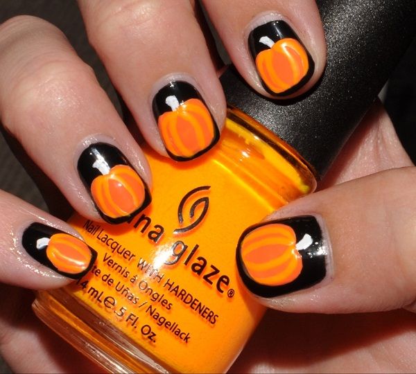 Pumpkin Nails Pictures, Photos, and Images for Facebook, Tumblr, Pinterest, and Twitter