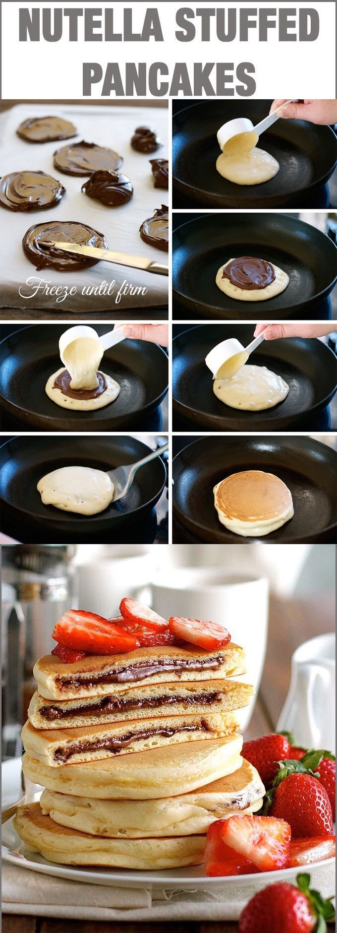 Nutella Stuffed Pancakes Pictures Photos And Images For Facebook Tumblr Pinterest And Twitter