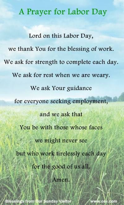 A Prayer For Labor Day Pictures, Photos, and Images for Facebook