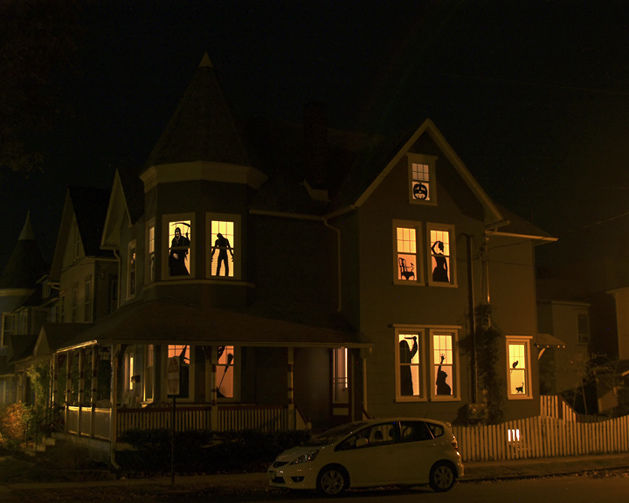 Haunted House Silhouettes Pictures Photos And Images For Facebook 