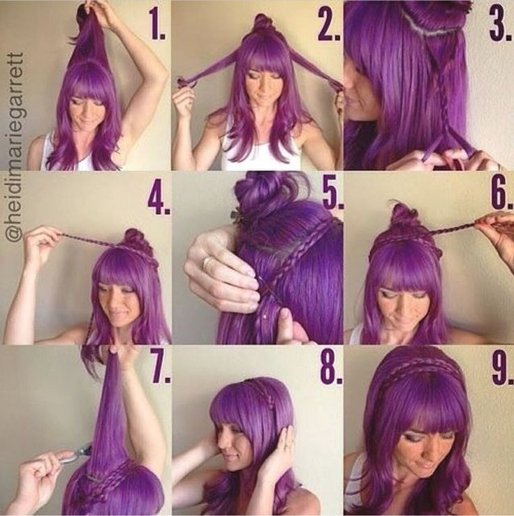 Pretty Braided Crown Hair Tutorial Pictures Photos And Images
