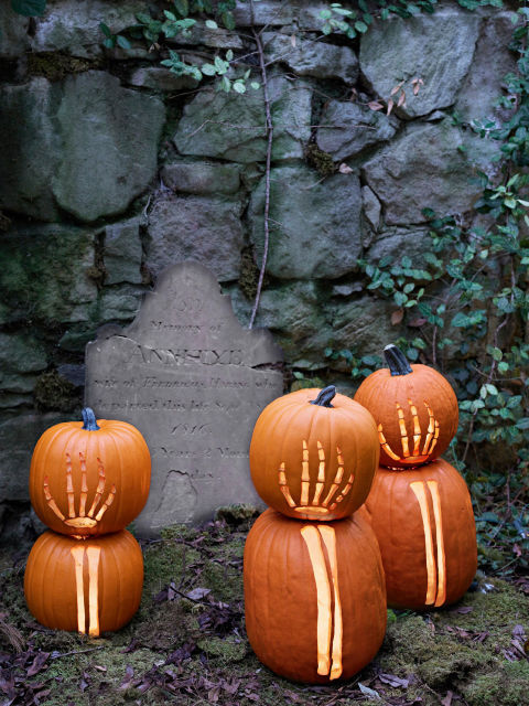Skeleton Carved Pumpkins Pictures, Photos, and Images for Facebook
