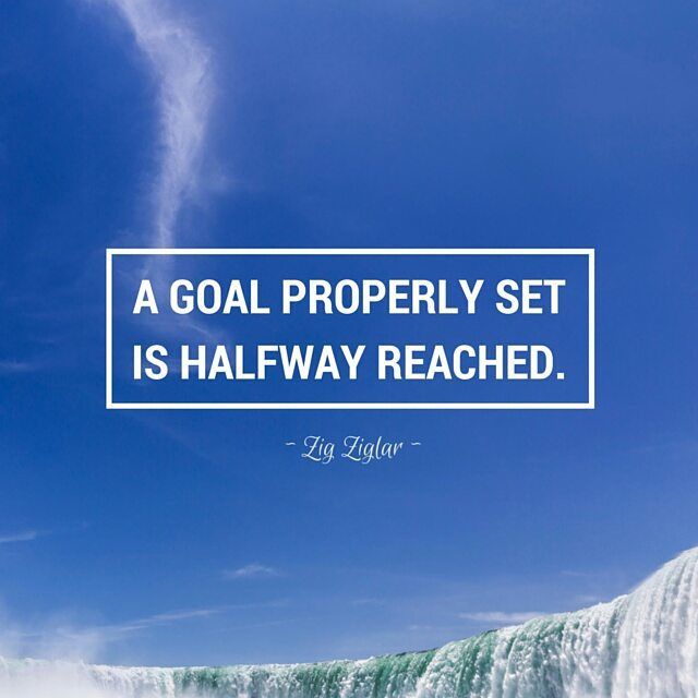 A Goal Properly Set Is Halfway Reached Pictures, Photos, and Images for
