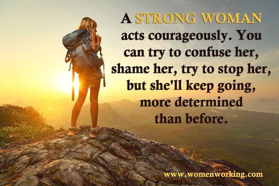 A Strong Woman Acts Courageously Pictures, Photos, and Images for