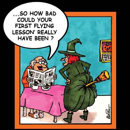 Witch's First Flying Lesson Pictures, Photos, and Images for Facebook