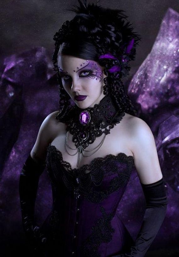 Purple Gothic Costume Pictures, Photos, and Images for