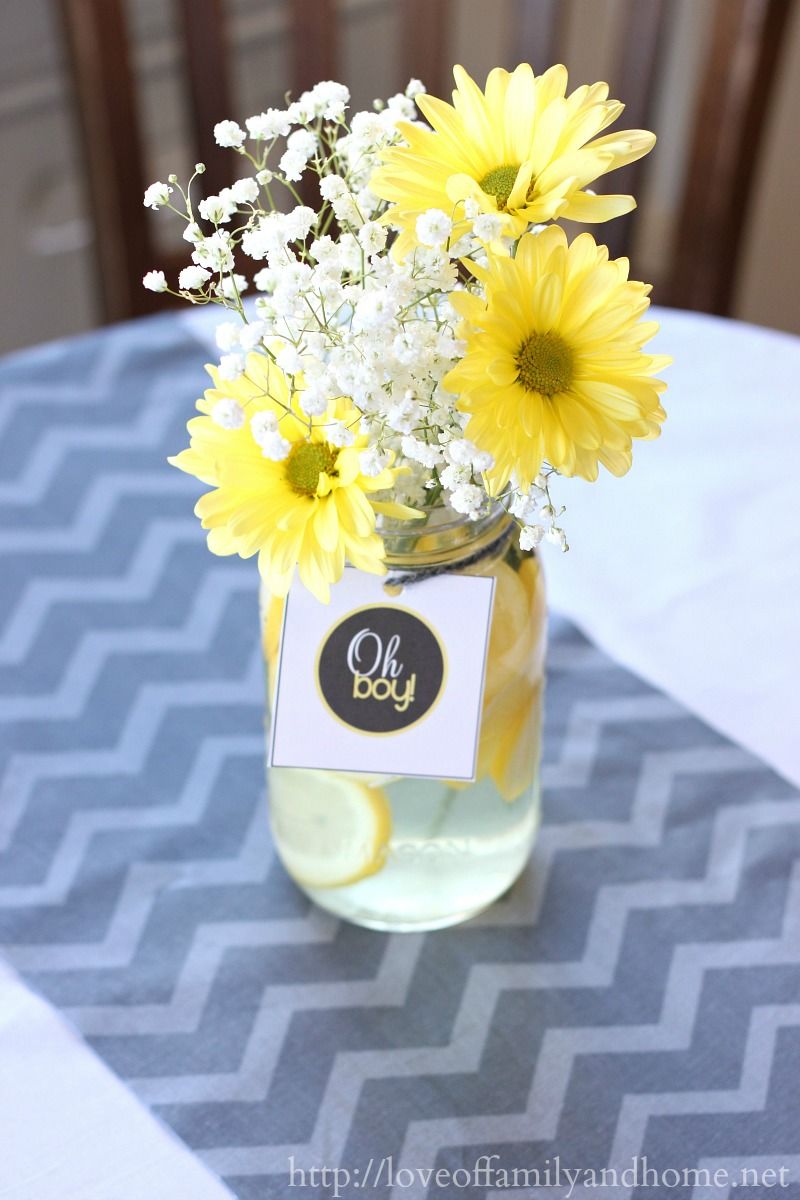 Yellow Flower Vase With Printable Pictures, Photos, and Images for