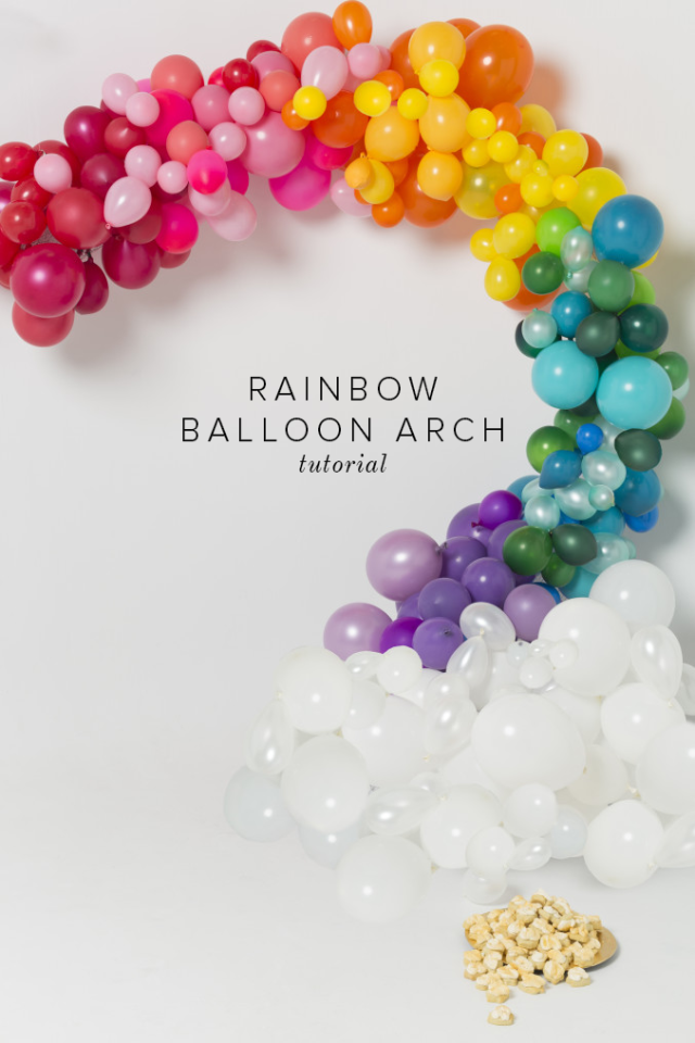 Rainbow Balloon Arch Pictures, Photos, and Images for Facebook, Tumblr, Pinterest, and Twitter