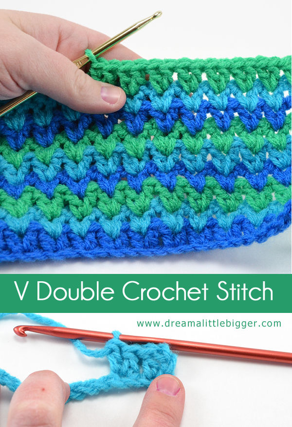 V Double Crochet Stitch Pictures, Photos, and Images for Facebook