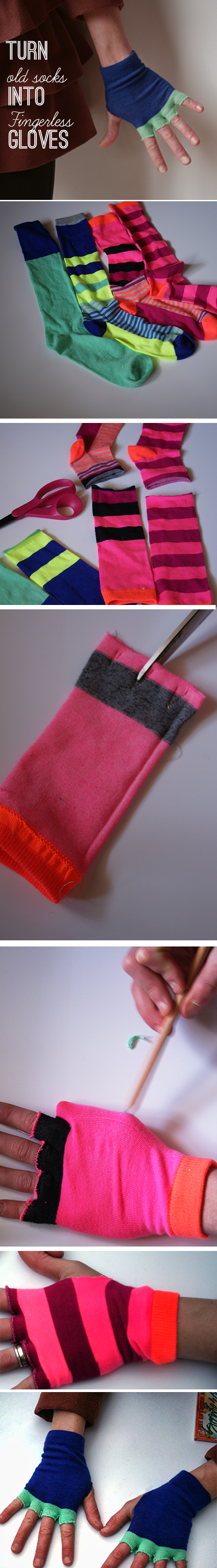 Turn Old Socks Into Gloves Pictures, Photos, and Images for Facebook