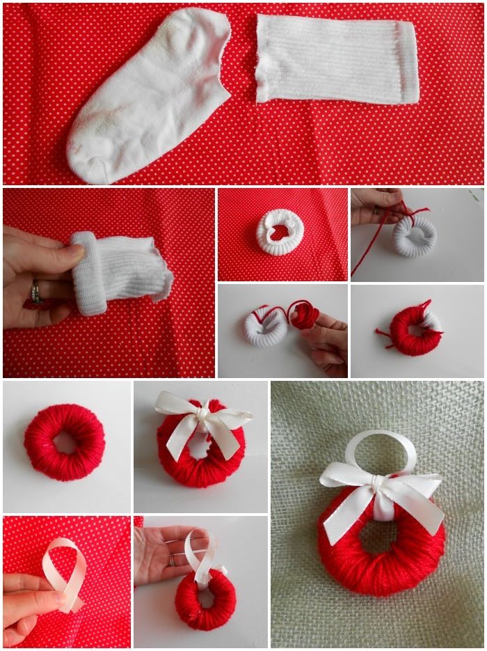 Turn An Old Sock Into A Christmas Ornament Pictures, Photos, and Images