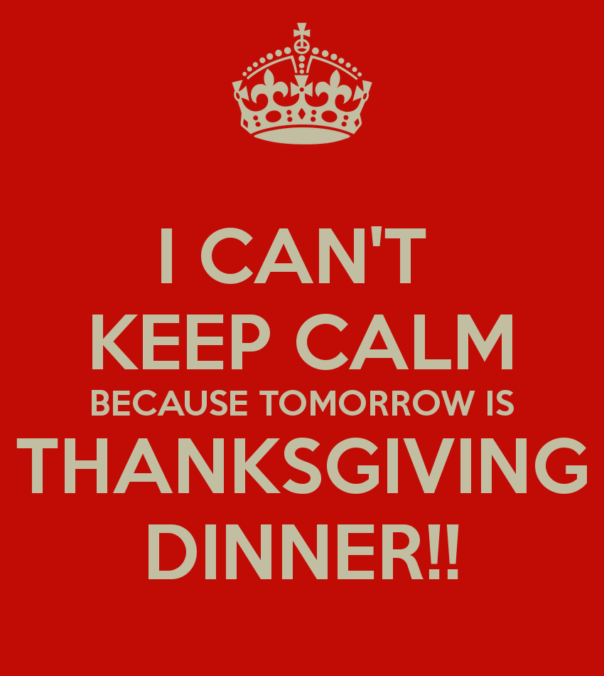 I Can't Keep Calm Tomorrow Is Thanksgiving Pictures, Photos, and Images