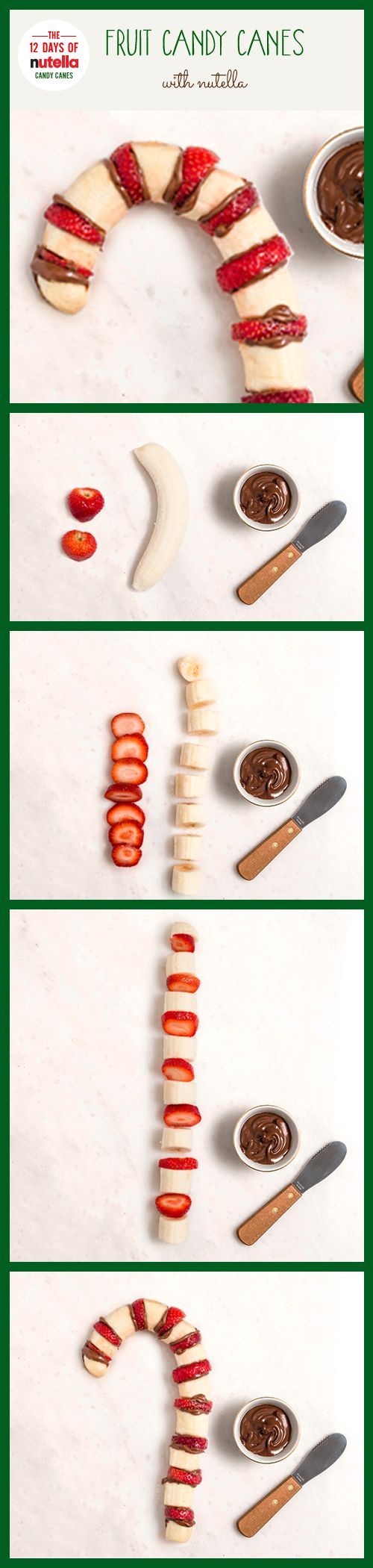 Fruit Candy Canes With Nutella Pictures, Photos, and Images for