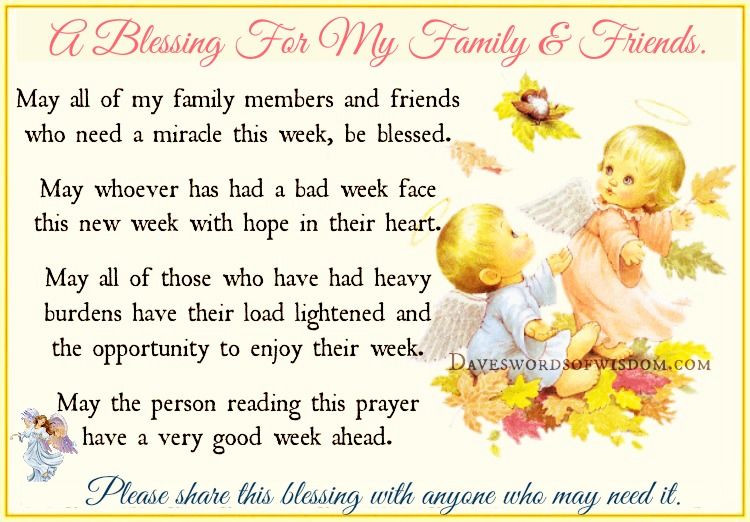 A Blessing For My Family & Friends Pictures, Photos, and Images for