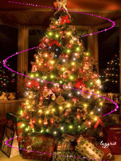 Christmas Tree Lights Animated Pictures, Photos, and Images for