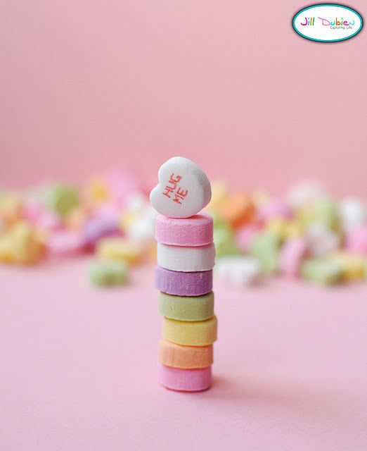 Conversation Heart Stacking Game Pictures, Photos, and Images for