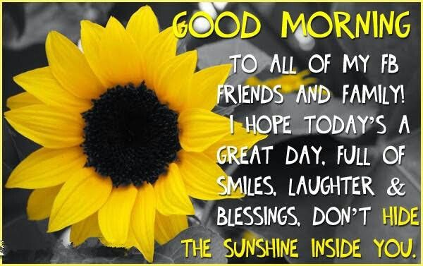 Good Morning To All My Facebook Friends And Family Pictures, Photos