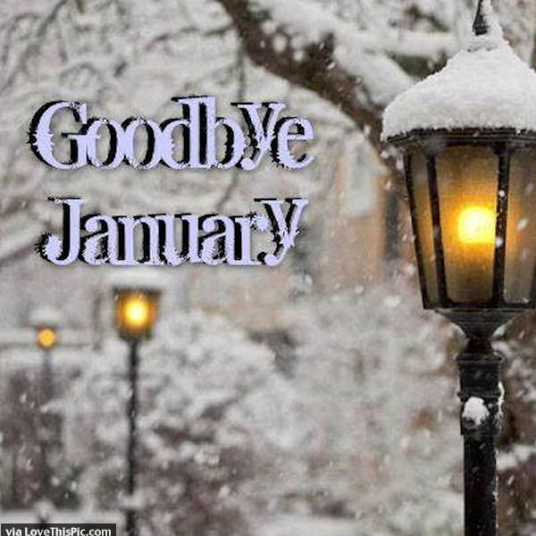 Goodbye January Winter Image Quote Pictures, Photos, and Images for