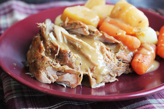 Crock Pot Pork Roast With Vegetables And Gravy Pictures, Photos, and