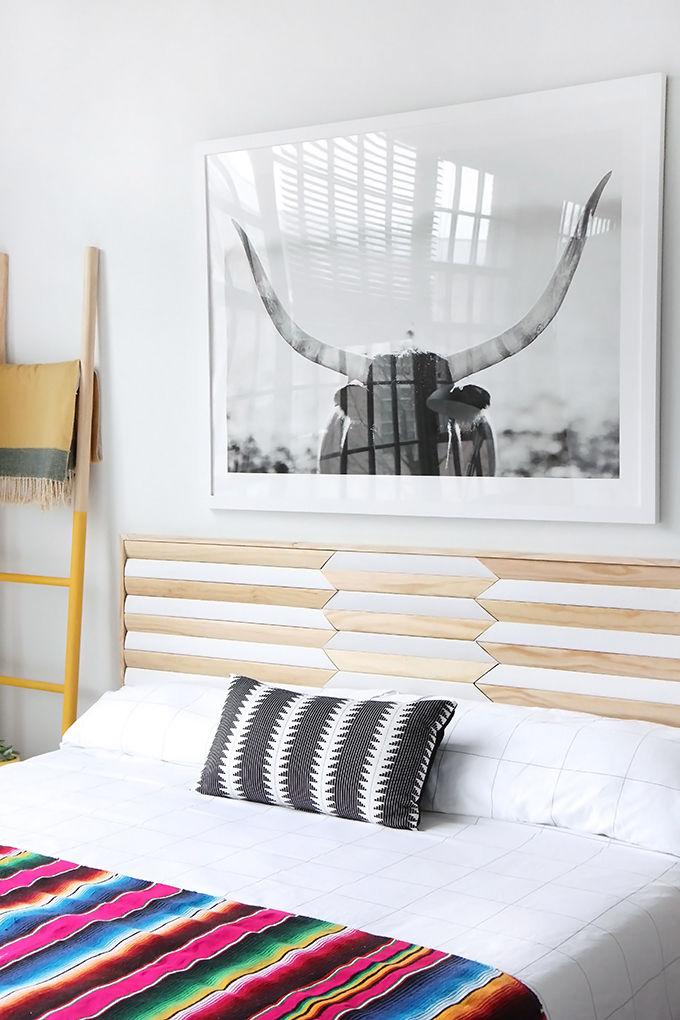 Geometric Wood Headboard Pictures, Photos, and Images for Facebook