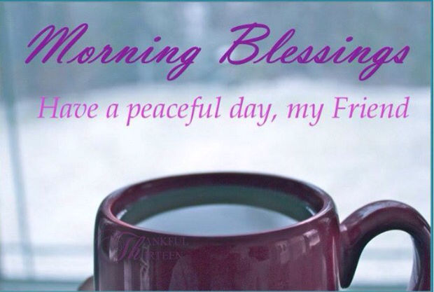 Morning Blessings Have A Peaceful Day My Friend Pictures, Photos, and