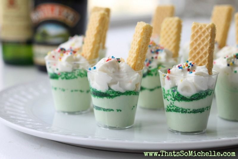 Shamrock Pudding Shots Pictures, Photos, and Images for Facebook