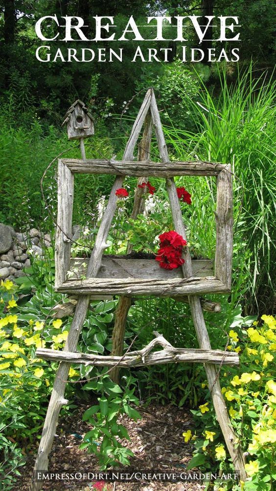 DIY Garden Easel Pictures, Photos, and Images for Facebook, Tumblr
