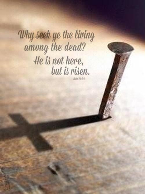 Why Seek Ye The Living Among The Dead? He Is Not Here, But Is Risen