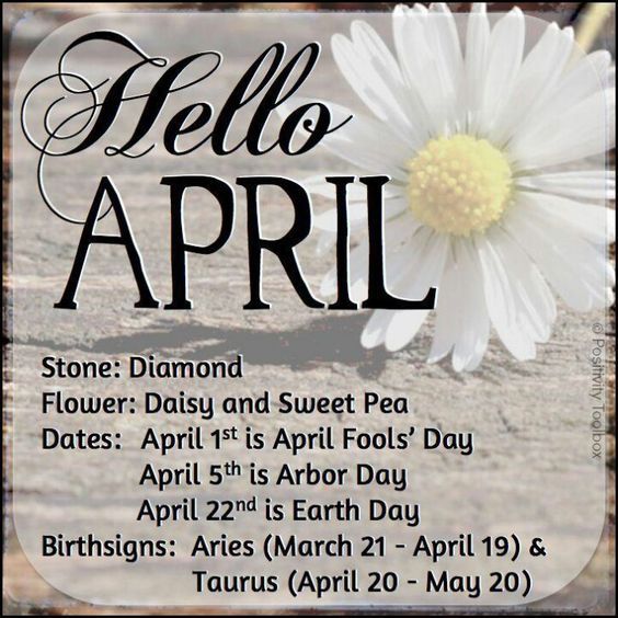 Hello April Pictures, Photos, and Images for Facebook, Tumblr