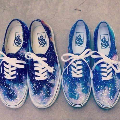 vans galaxy blue