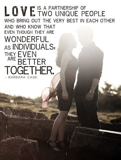 Love Is A Partnership Of Two Unique People Pictures, Photos, and Images